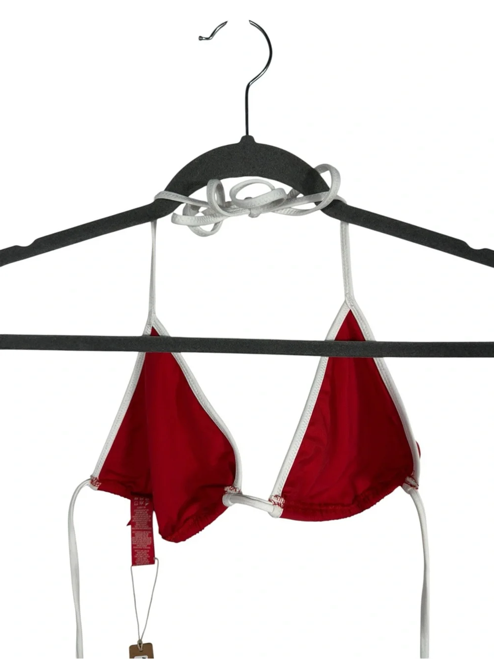 SKIMS‎ Team USA Olympic Signature Swim Triangle Bikini Top Red M Paris 2024